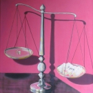 Waage-Tempera-Öl-auf-Leinwand-76x70-cm-2010