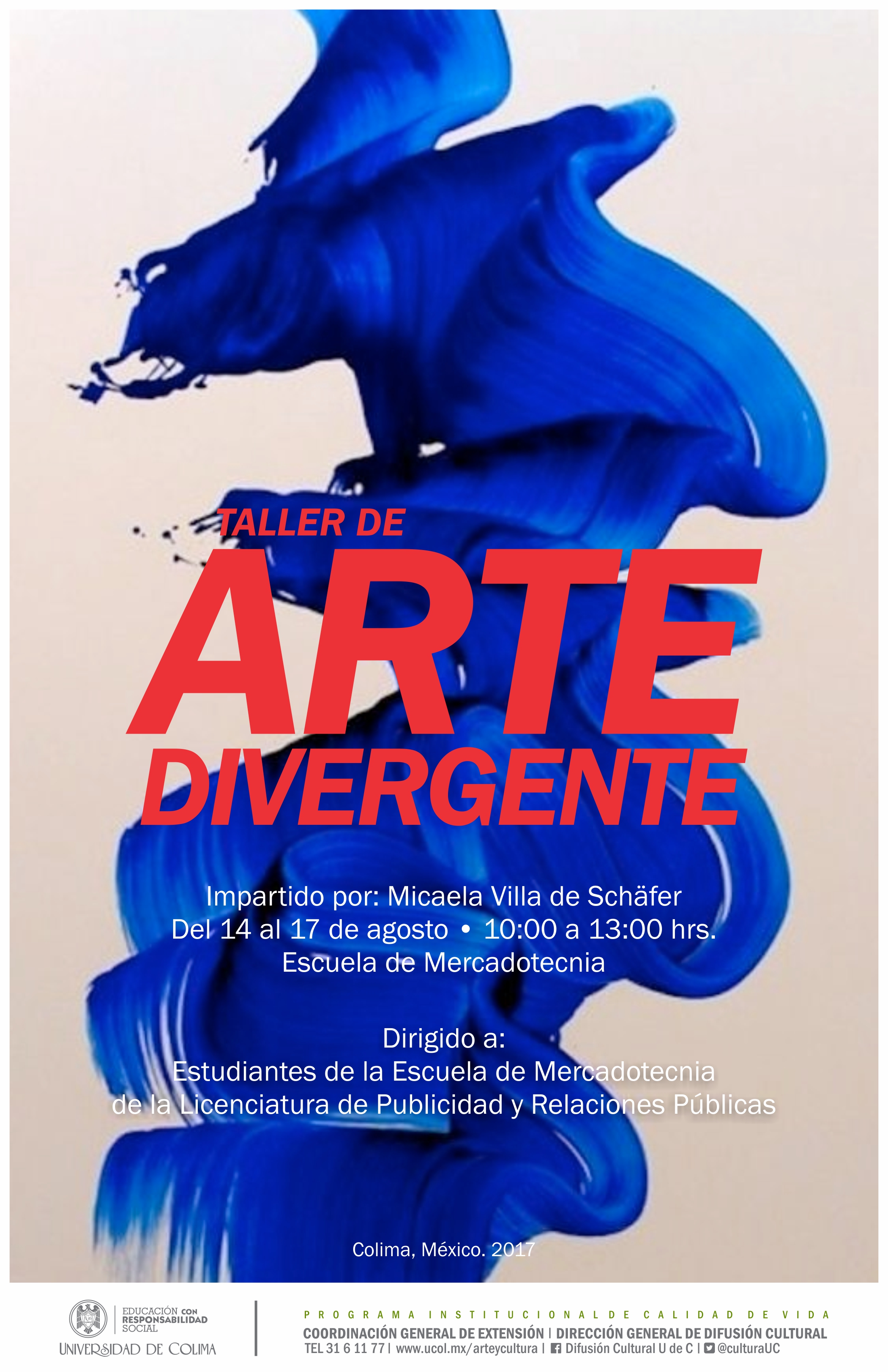 Cartel Arte Divergente 2017
